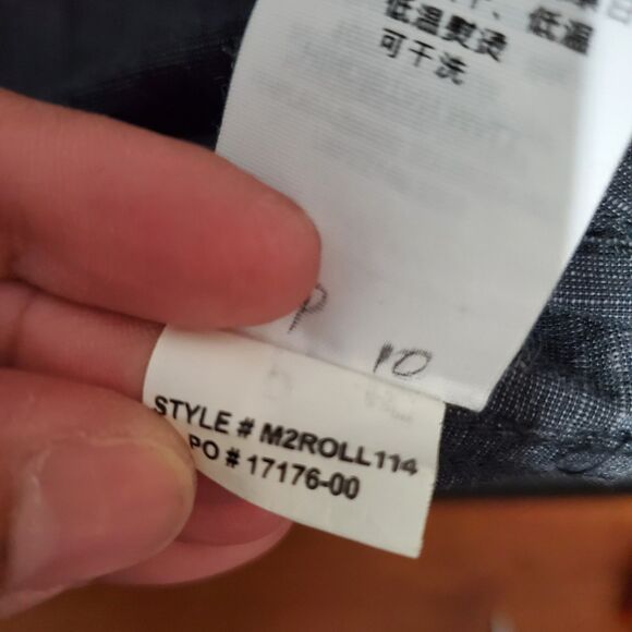 Prana Shirt Mens Size Large Long Sleeve Button Up Hiking Roll Tab Casual Preppy - Picture 11 of 12